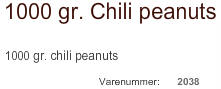 N�DDER, linser, rosiner, peanuts, kaffeb�nner og mandler fra Coca