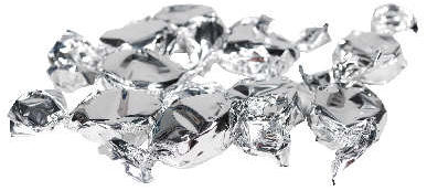 Coca - fl�dekarameller i 1000 grams pakninger