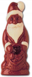 Julemand i l�kker chokolade