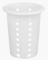 Plastic cylinder for cutlery 65241