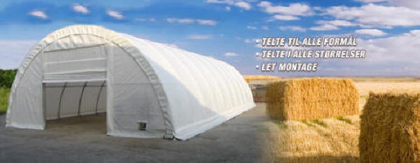 Opbevaringsl�sninger Telthaller Lagerhaller Arbejdstelte B�dtelte Caravantelte Teltepresenninger Telte til fest og event Festtelte Partytelte Pavilloner Flexdisplaysystemer Flextelte Eventtelte Reklametelte Gulve - fra lager og efter opgave