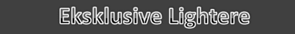 Lightere med tryk, pr�g og gravering