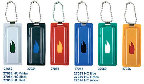 PIEZO Keychain Lighteren, med tryk, pr�g og gravering.