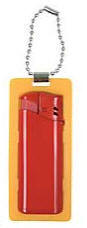 PIEZO Keychain Lighteren, med tryk, pr�g og gravering.