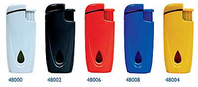 PIEZO refillable Lighteren, med tryk, pr�g og gravering.