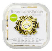Sukkerfri Banan-Lakrids Bolcher