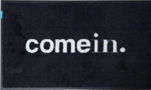 Dørmåtte - COME IN Format: 60 x 90 cm..