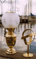 Fyrskib fyrfadslygte -&nbsp; Fyrt�rn bordlampe til store og sm� &nbsp;fyrfadslys - Fleksible lysestager -