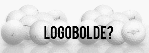 Golfbolde og artikler med tryk.