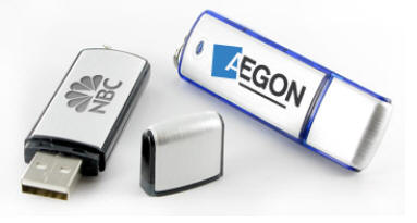 Classic Seriens USB Flash Drive har en børstet overflade