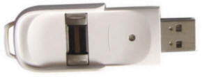 ID serien biometric flashdrive gør Dem i stand til at sikre de mest værdifulde data ved at benytte Deres fingeraftryk.