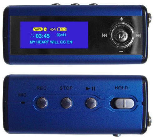 Jasmine Mp3 Player - En kompakt, stilfuld, Mp3-afspiller med et meget brandable område.