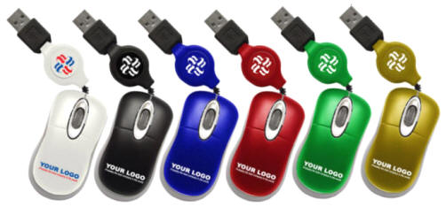 Beetle USB Mini-Mouse har små dimensioner, en smuk fremtoning, og findes i 6 anderledes farver.
