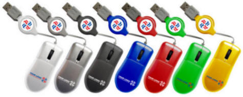 Rectractor USB Mini-Mus benævnes på grund af sin "begavelse".