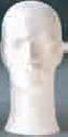 Hoved, underkrop og torso til herre og dame i plast, styropor eller acryl