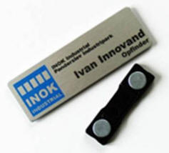 Magnetiske navneskilte - Se mere - KLIK P� BILLEDET