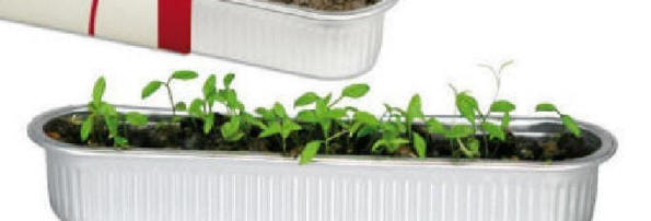 Plantekultur: Moderne design, ædel alu-optik og langtidsvarende vækst: såldes sørger mini-balkonblomsterkasserne garanteret for fremragende reklamesucces.