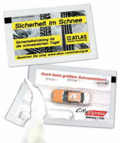 Mini snepose - Aldrig mere gr�n jul! Det er det egentlige budskab bag denne mini snepose, der f�r modtageren arbejder med det samme.