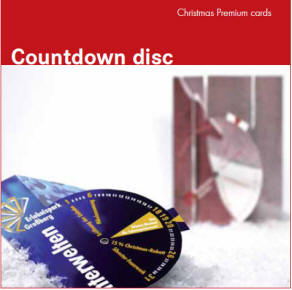 Nedt�llingsdisc - De vil kunne anvende denne disc som et perfekt planl�gningsredskab, eller som en kalender, hvor vigtige begivenheder fremg�r.