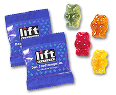 Frugtvingummi XS Pose Nogle gange er en lille ting nok til at skabe stor opmærksomhed.