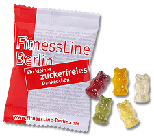 Frugtvingummi sukkerfri Frugtvingummi bjørne uden sukker med Maltit-sirup,