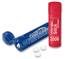 Fresh Stick Praktisk og innovativ. Fresh Mint Stick med ca. 50 sukkerfrie mintpastiller.