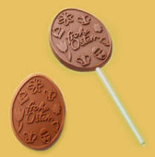 Chokoladeslikkepinde med individuelle designmuligheder