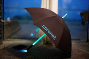 Pekai-paraplyer med LED-lys i skaftet - 08316PK-UM01