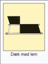 D�k med lem, til stillads
