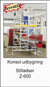 Konsol udbygning stilladser Z-600