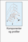 Komponenter og profiler til overgangsbroer, trapper og platformstrapper i aluminium 
