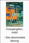 Overgangsbro i aluminium, mobil - Den �konomiske l�sning