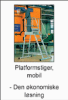 Platformstrapper i aluminium, mobil
