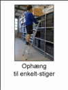 Skinneudstyr til reol-stiger 