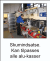 Alle Zarges alu-kasser kan indrettes med skum passende til alle produkter