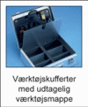 V�rkt�jskufferter i eloxeret aluminium