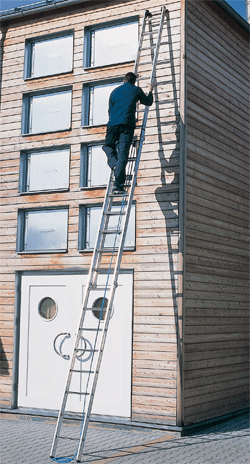 2-delte hejse-stiger med tophjul - Den �konomiske l�sning