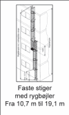 Zarges faste stiger med rygb�jler