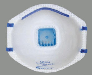 Willson støvmaske Ffp2 med ventil (10 Stk.).