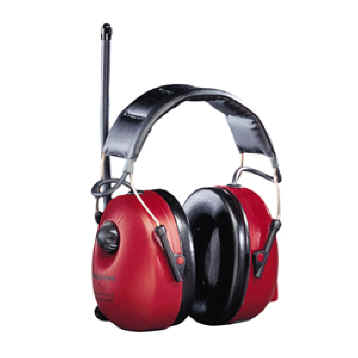 Peltor høreværn htrxs7 - med høreværnsradioen kan bæreren både beskytte hørelsen effektivt og få radiounderholdning som selskab.
