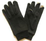Dess.: 08906mwg-4 Handsker i merino uld med "three finger tip" til touch screen. 260 gram.