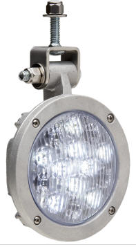 PAR-36 Super-LED arbejdslygten skaber et spot lys som er bemærkelsesværdigt stærkt.