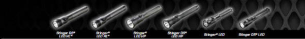 STINGER-SERIEN er en unik serie af genopladelige stavlygter