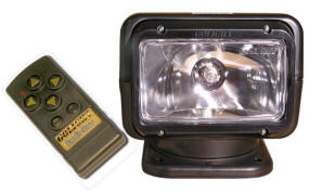 Golight� Sort 24V - fjernbetjent s�gelygte, 24V, sort.