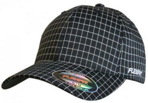 6277SP Black-White Flexfit Special 6-panel, mid-profile, fitted stretch cap