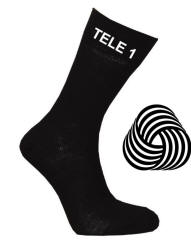 Klassisk uldstrømpe med logo