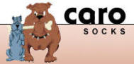 Strømper med logo fra Caro